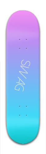 (Fade) swag pink to blue Skateboards, Longboards and Grip Tape Image