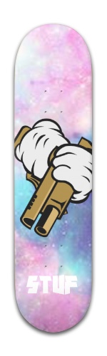 Galaxy Golden Gun-STUF Skateboards Skateboards, Longboards and Grip Tape Image