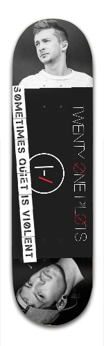 T&amp;Oslash;P Quet is violent Skateboards, Longboards and Grip Tape Image