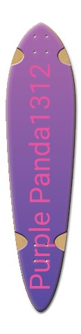 Purple Panda1312 Skateboards, Longboards and Grip Tape Image