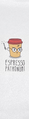 ESPRESSO PATRONUM! Skateboards, Longboards and Grip Tape Image