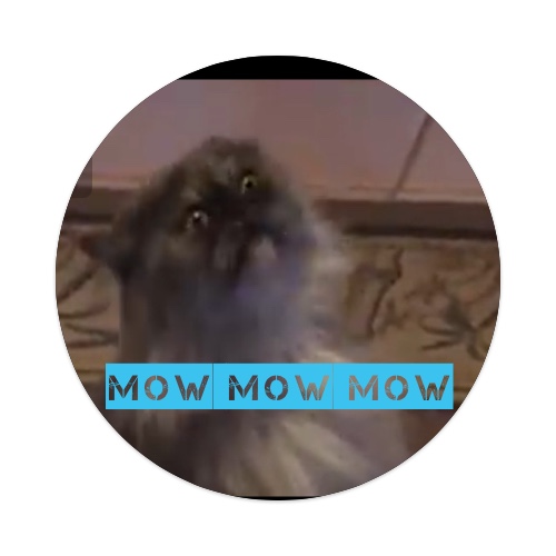MOW MOW MOW STIKER