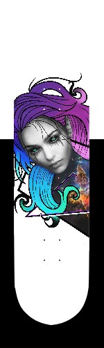 Tito&amp;#039;s Galactic Girl Skateboards, Longboards and Grip Tape Image