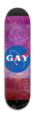 Space and Succulent Lesbian Flag Skateboards, Longboards and Grip Tape Image
