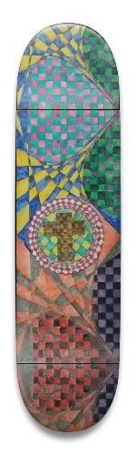 Stand-glass cross