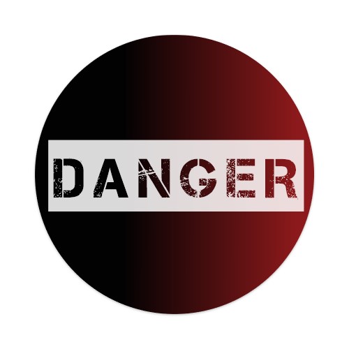 Danger Sticker