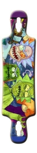 Rick and Morty (Rick&amp;#039;s) Skateboards, Longboards and Grip Tape Image