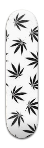 Black / White Weed Skateboards, Longboards and Grip Tape Image