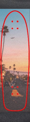 Design 463018 Skateboards, Longboards and Grip Tape
