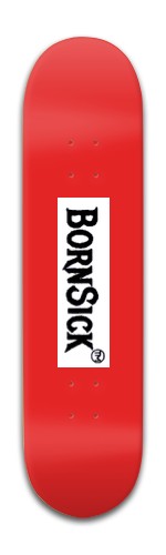 BornSick Red Skateboards, Longboards and Grip Tape Image