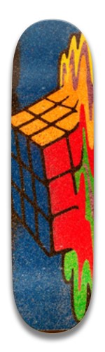 melting rubix cube deck
