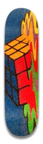 melting rubix cube
