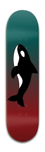 Blue red orca Skateboards, Longboards and Grip Tape Image