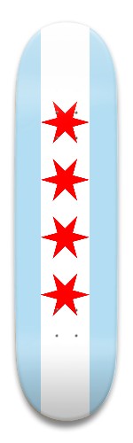 Chicago Flag Skateboards, Longboards and Grip Tape Image