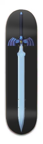 Master sword skateboard