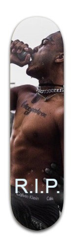 XXXTENTACION RIP Skateboards, Longboards and Grip Tape Image