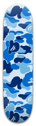 BAPE BLUE CAMO Skateboards, Longboards and Grip Tape Image