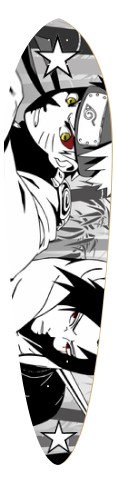 NARUTO VS SASUKE Skateboards, Longboards and Grip Tape Image