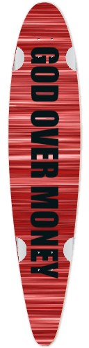 GOD OVER MONEY Skateboards, Longboards and Grip Tape Image