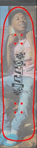 Design 501743 Skateboards, Longboards and Grip Tape