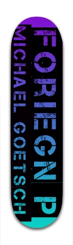 Michael Goetsch edition Foriegn P M