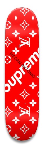 MEGAN ANTONIO X SUPREME X LOUIS VUI Skateboards, Longboards and Grip Tape Image
