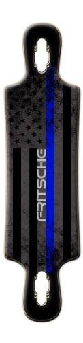Thin Blue Line Fritsche Skateboards, Longboards and Grip Tape Image