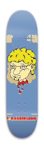 foreskinland blue Skateboards, Longboards and Grip Tape Image