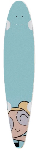 Bubbles The Powerpuff Girls Skateboards, Longboards and Grip Tape Image