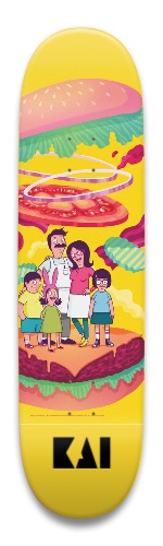 bobs burgers-kai Skateboards, Longboards and Grip Tape Image