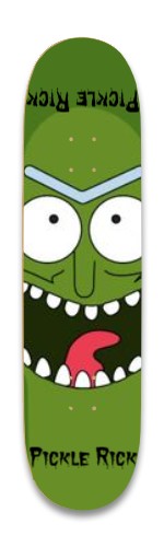 Pickle Rick! Skateboards, Longboards and Grip Tape Image