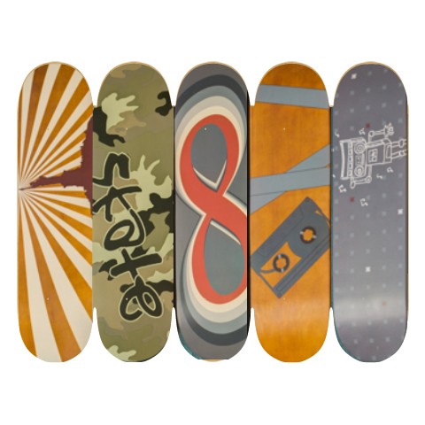 Design 571787 Skateboards, Longboards and Grip Tape