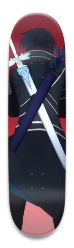 Sword Art Online Kirito Skateboards, Longboards and Grip Tape Image