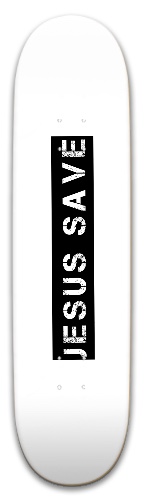Jesus Save Skateboards, Longboards and Grip Tape Image