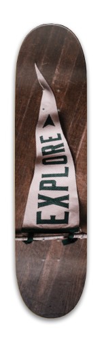 Flag skateboard