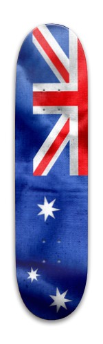 Flag skateboard