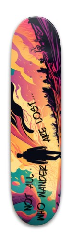 Not all who wander are lost... ㋛ Skateboards, Longboards and Grip Tape Image