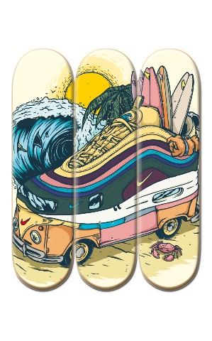 Design 648963 Skateboards, Longboards and Grip Tape