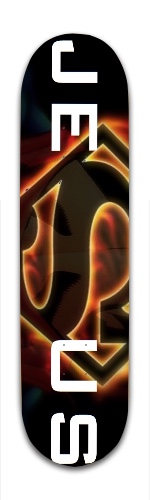 Jesus is the real Hero Skateboards, Longboards and Grip Tape Image