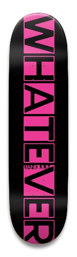 whatever jane lilim black but pink deck Skateboards, Longboards and Grip Tape Image