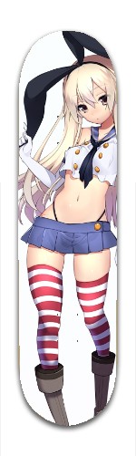 Kancolle Shimakaze Skateboards, Longboards and Grip Tape Image