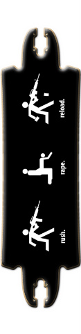 rush.rape.reload Skateboards, Longboards and Grip Tape Image