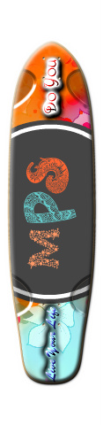 Live Your Life #doyou Skateboards, Longboards and Grip Tape Image