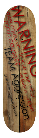 team aggression logo board Skateboards, Longboards and Grip Tape Image