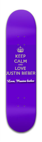 Bieber Fever! Skateboards, Longboards and Grip Tape Image