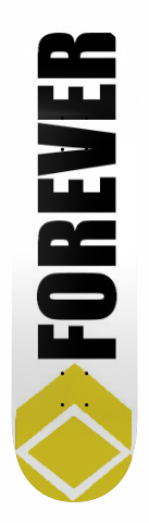 Forever White Skateboards, Longboards and Grip Tape Image