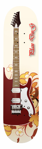 Plan DnG guitar star Skateboards, Longboards and Grip Tape Image