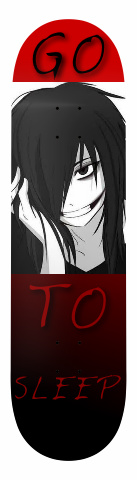 jeff the killer Skateboards, Longboards and Grip Tape Image
