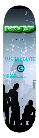 DJCRAYGLITC SKATEBOARD Skateboards, Longboards and Grip Tape Image