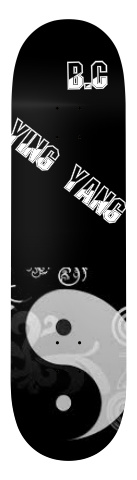 B.C YING YANG Skateboards, Longboards and Grip Tape Image